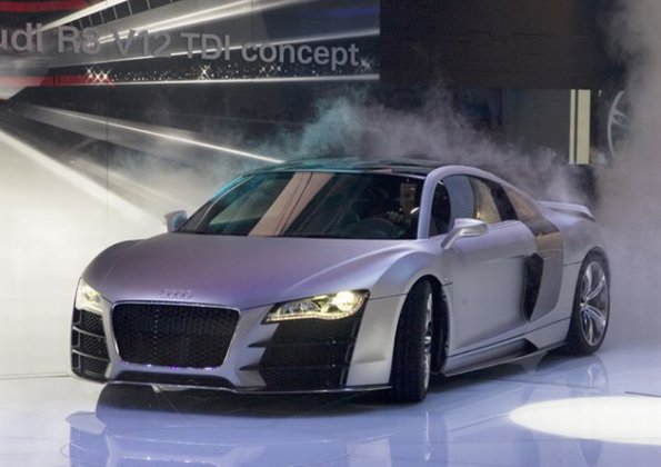 Weltpremiere des Audi R8 V12 TDI concept.