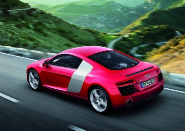 Seitenpartie des Audi R8