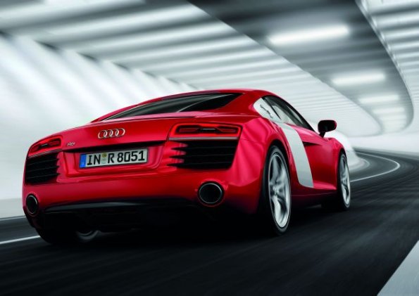 Die Heckpartie des Audi R8