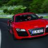 Die Frontansicht des Audi R8 e-tron