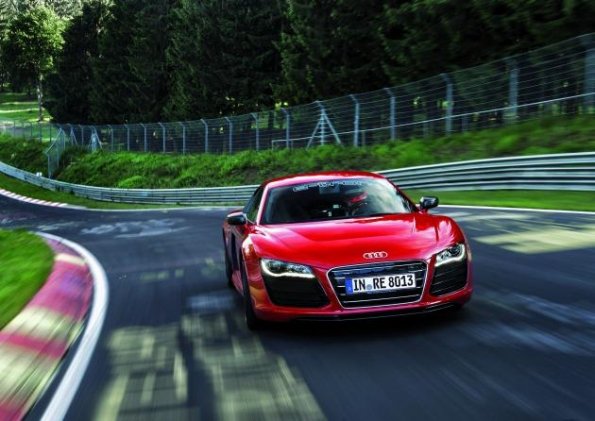 Das Gesicht des Audi R8 e-tron