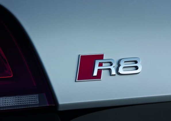 Eine Detailaufnahme am Audi R8 V10