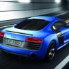 Die Heckpartie des Audi R8 V10 plus