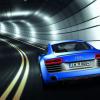 Heckansicht des Audi R8 V10 plus