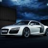 Der Audi R8 V10 in der Front- und Seitenansicht <br />