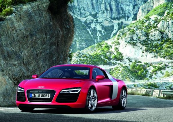 Außenaufnahme mit dem Audi R8