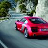 Heck- und Seitenpartie des Audi R8