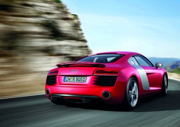 Die Heckpartie des Audi R8