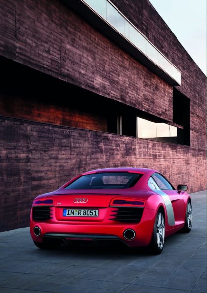 Der Audi R8  in Aktion