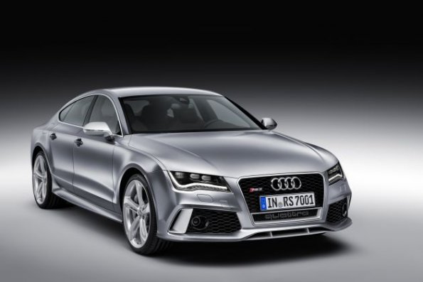 Die Frontpartie des Audi RS 7 Sportback Farbe: Daytonagrau matt