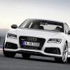 Die Fahrzeugfront des Audi RS 7 Sportback Farbe: Suzukagrau