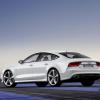 Heck- und Seitenpartie des Audi RS 7 Sportback Farbe: Suzukagrau