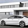 Seitenansicht des Audi RS 7 Sportback Farbe: Suzukagrau