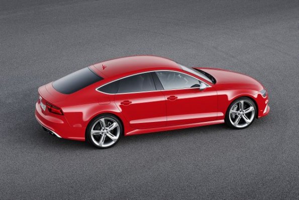 Die Seitenpartie des Audi RS 7 Sportback 