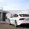 <p>Das Fahrzeugheck des Audi RS 7 Sportback</p>