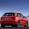 <p>Ein Blick auf die Heckpartie am Audi RS Q3 Farbe: Misanorot</p>