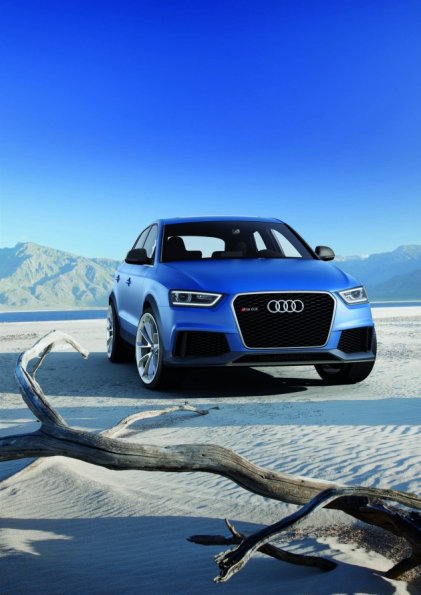 Der Audi RS3 Q3 Concept in der Frontansicht 