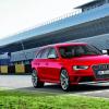 Die Front- und Seitenansicht des Audi RS4 Avant