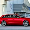 Die Silhouette des Audi RS4 Avant