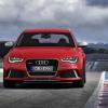 <p>Die Fahrzeugfront am Audi RS6 Avant Farbe: Misanorot</p>