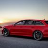 <p>Die Seitenpartie des Audi RS6 Avant Farbe: Misanorot</p>