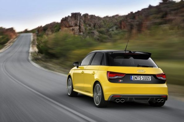 Heckpartie des Audi S1 Sportback