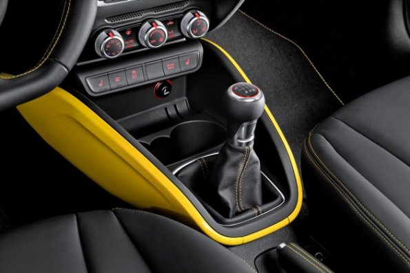 Detailaufnahme aus dem Audi S1 Sportback