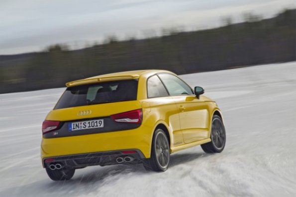 Heckpartie des Audi S1 Sportback