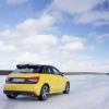 <p>Die Heckansicht des Audi S1 Sportback,  Farbe: Vegasgelb</p>