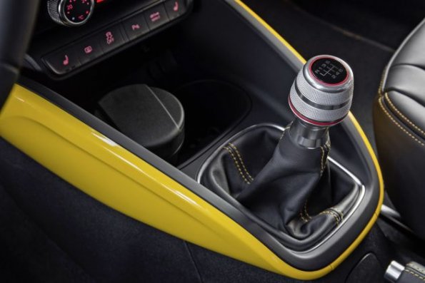 Detailaufnahme aus dem Audi S1 Sportback