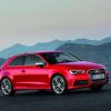 <p>Front- und Seitenansicht des Audi S3 Farbe: Misanorot</p>