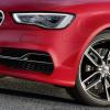 <p>Ein Fahrzeugdetail am Audi S3 Farbe: Misanorot Perleffekt</p>