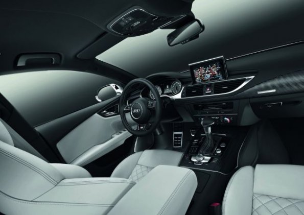 Die Armaturentafel im Audi S7 Sportback