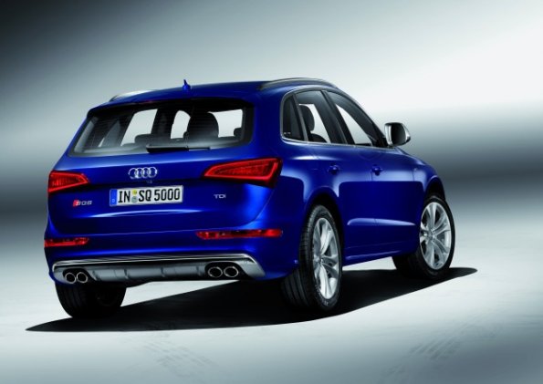 Die Heckpartie des Audi SQ5 TDI