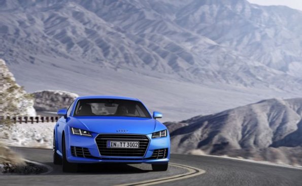 Die Frontansicht des Audi TT Coupé