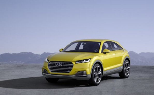 Frontpartie des Audi TT Offroad Concept