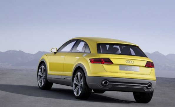 Die Heckpartie des Audi TT Offroad Concept