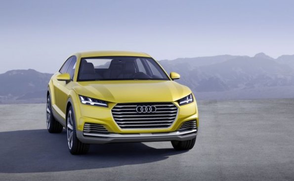 Frontpartie am Audi TT Offroad Concept