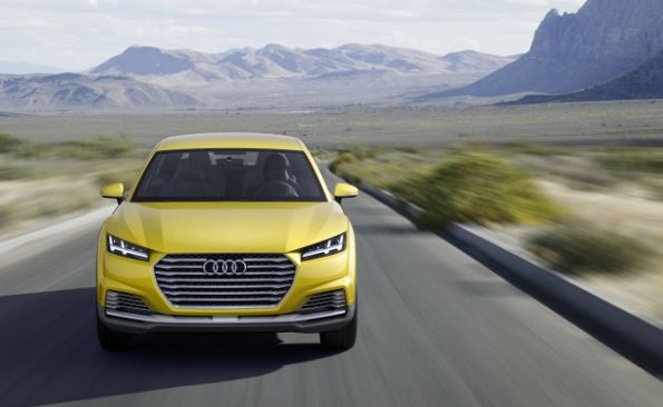 Frontansicht des Audi TT Offroad Concept