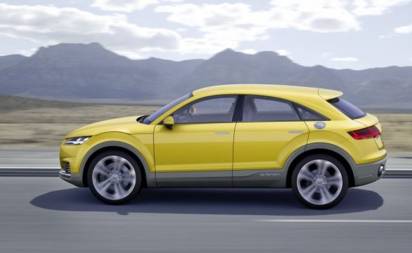 Der Audi TT Offroad Concept im Profil 