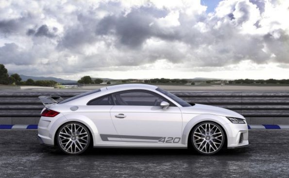 Die Silhouette des Audi TT Quattro Sport Concept