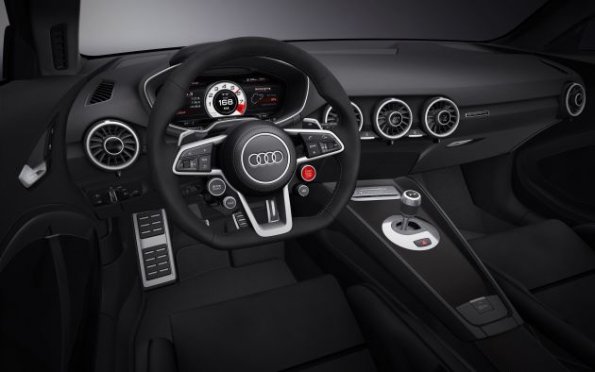 Das Cockpit des Audi TT Quattro Sport Concept