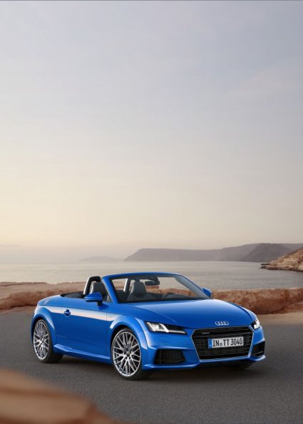 Frontansicht des Audi TT Roadster