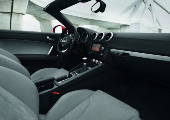 Die Armaturentafel im Audi TT Roadster