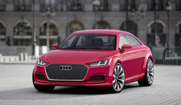 Frontpartie des Audi TT Sportback Concept 