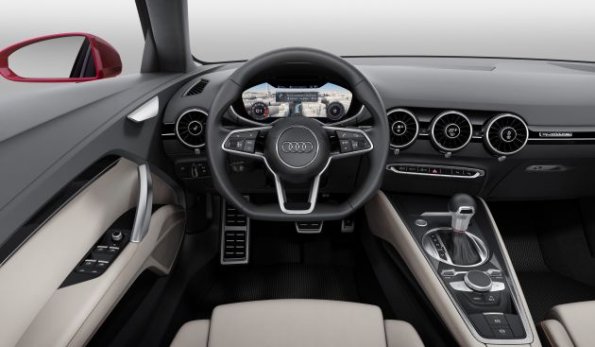 Das Cockpit im Audi TT Sportback Concept 