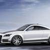 <p>Standaufnahme mit dem Profil des Audi TT Ultra Quattro Concept Farbe: Kristall-Weiss</p>