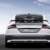 <p>Standaufnahme mit dem Heck des Audi TT Ultra Quattro Concept  Farbe: Kristall-Weiss</p>