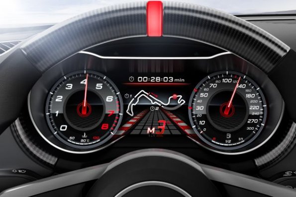 Detail aus dem Audi TT Ultra Quattro Concept 