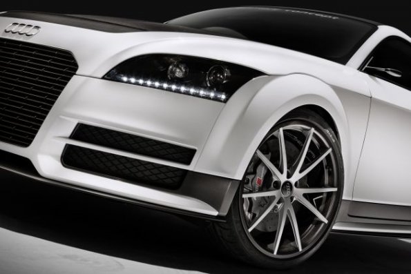 Detail am Audi TT Ultra Quattro Concept Farbe: Kristall-Weiss